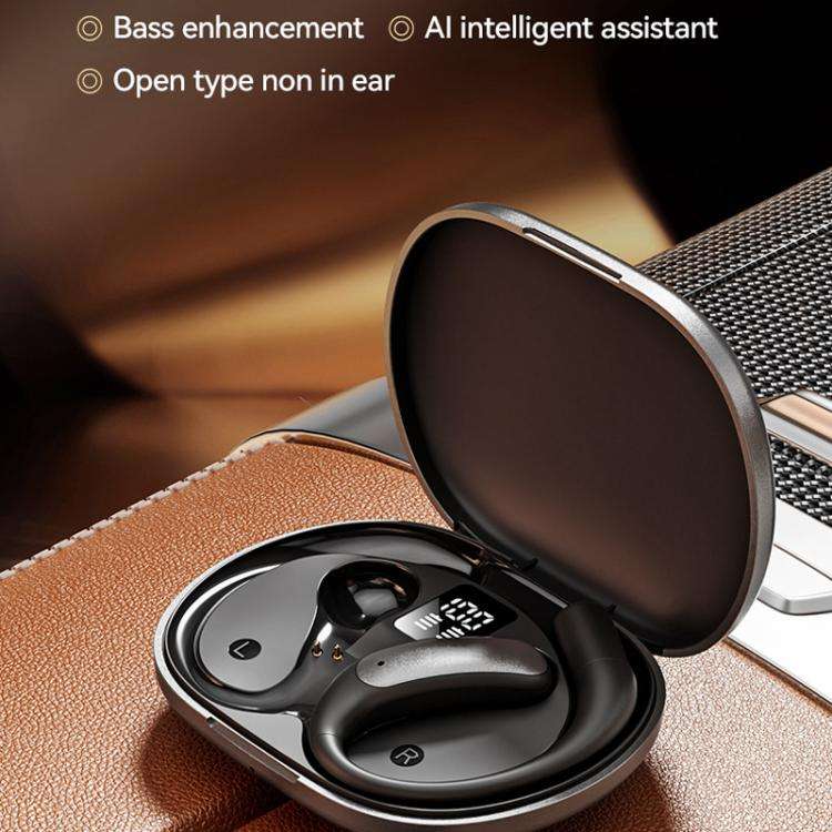 M127 AI Smart Translation Bluetooth Earphones(Silver Gray)