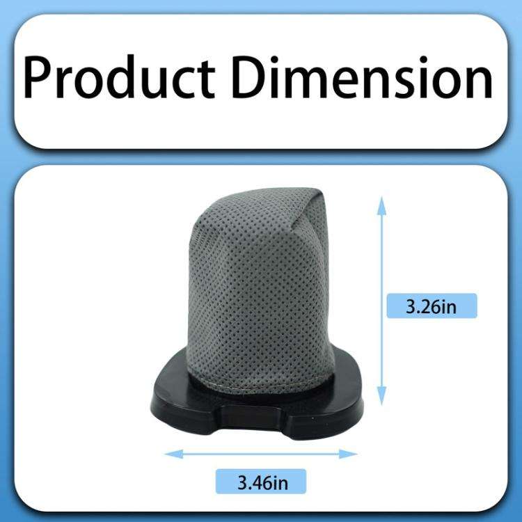 2pcs For Shark CH701 Vacuum Cleaner Part Replaceable Washable High Efficiency Cleaning Filter Car...