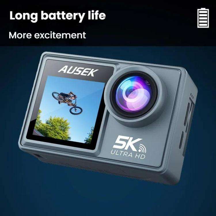 M40TRW With Touch Screen + Remote Control + Microphone 5K Action Camera Anti-Shake Outdoor HD Sho...