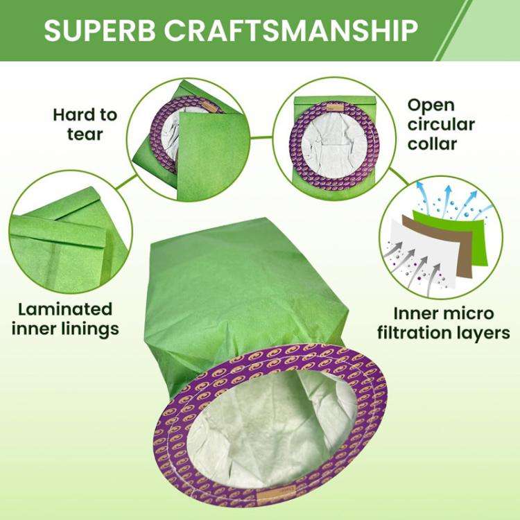 3pcs For ProTeam 100331 Vacuum Cleaner Accessories Paper Bag Dust Collection Bag