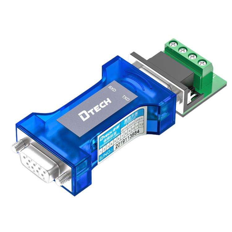 DTECH RS232 To RS485 Bi-Directional Converter With Surge & Transient Protection - Opto-Isolated P...