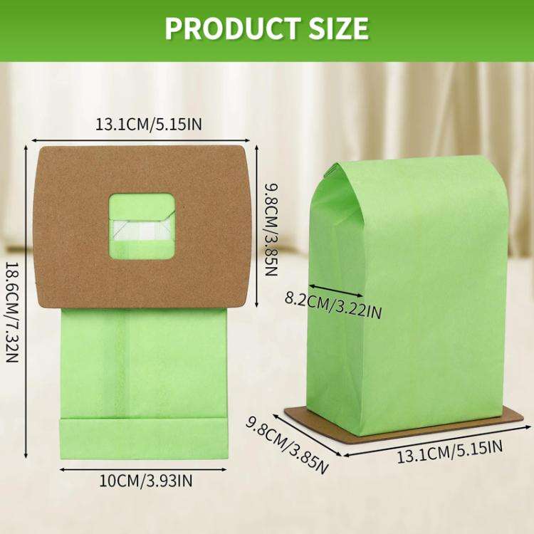 10pcs For Oreck BB Vacuum Cleaner Replacement Paper Bag Filter Dust Collection Bag