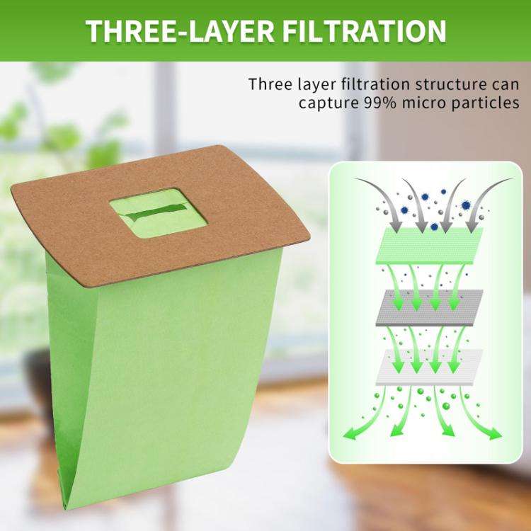 10pcs For Oreck BB Vacuum Cleaner Replacement Paper Bag Filter Dust Collection Bag