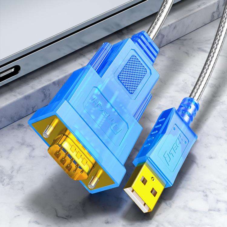 DTECH  DT-5011 USB 2.0 to RS232 Serial Adapter Cable, FT232 & ZT213 Dual-Chip with LED Indicator,...