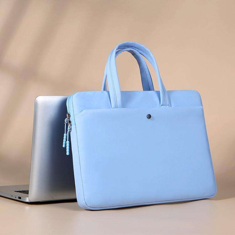13-13.3inch Universal Laptop Bag Women Lightweight Gaming Computer Bag, Color: Blue