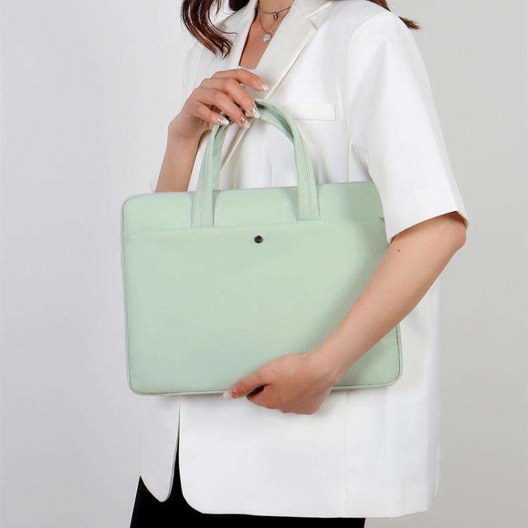 14-14.6inch Universal Laptop Bag Briefcase Women Multifunctional Shockproof Computer Bag, Color: ...