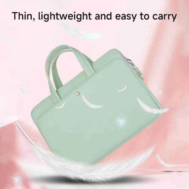 15-15.6inch Universal Laptop Bag Briefcase Multifunctional Shockproof Computer Bag, Color: Black