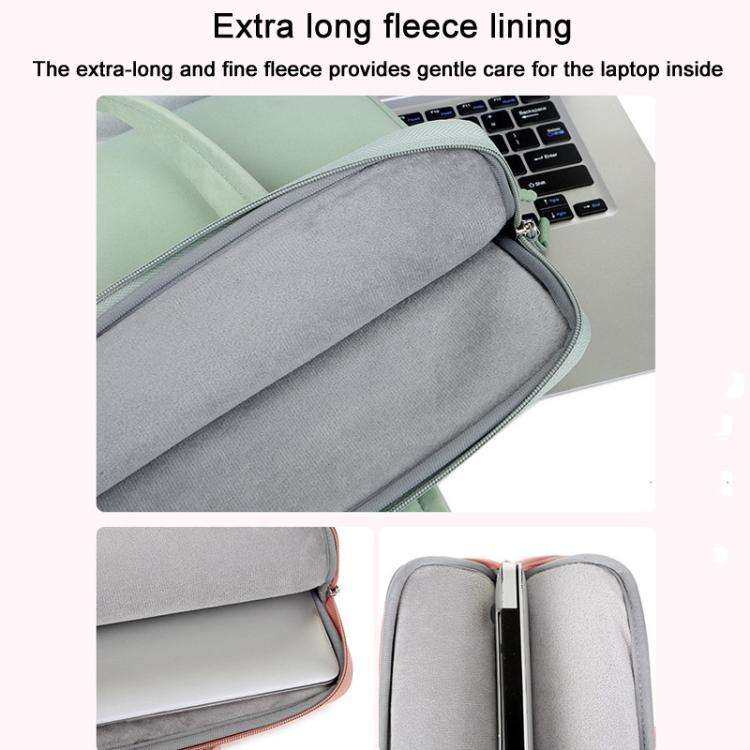 15-15.6inch Universal Laptop Bag Briefcase Multifunctional Shockproof Computer Bag, Color: Blue