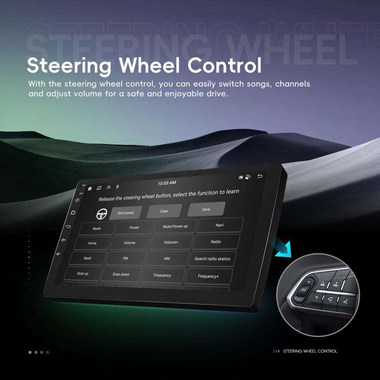 9 Inch Android 4+64G Dual-Butt Large Screen Car Carplay Built-In DAB Car Central Control Integrat...
