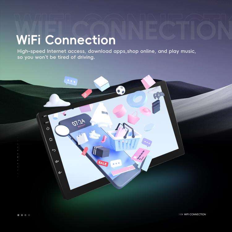 9 Inch Android 4+64G Dual-Butt Large Screen Car Carplay Built-In DAB Car Central Control Integrat...