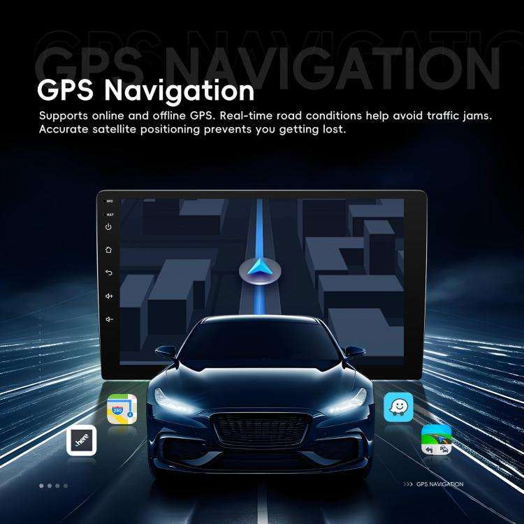 9 Inch Android 4+64G Dual-Butt Large Screen Car Carplay Built-In DAB Car Central Control Integrat...