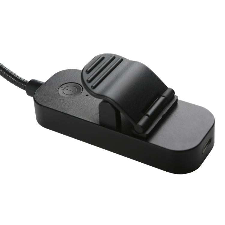 Hose Clip Book Light Night Reading Lamp Adjustable Brightness USB Rechargeable Book Clip Lights(8...