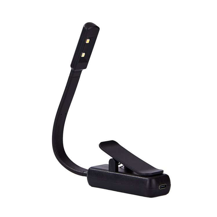 Portable Book Clip Lamp Dormitory Eye Protector Table Lamp Bedroom Night Lights, Color: Charging ...