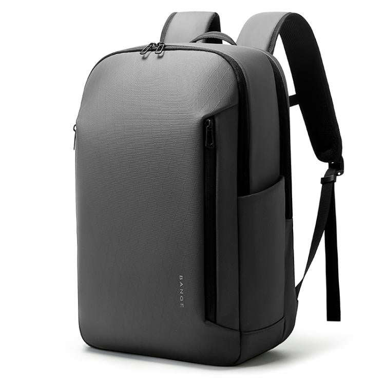 BANGE BG-3057 Large Capacity Men Business Work Lightweight Computer Backpack(Gray)