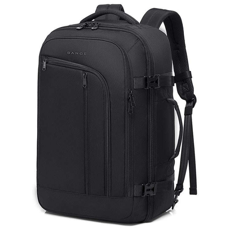 BANGE BG-1916 Men Backpack Large Capacity Shoulder Computer Bag(Black)