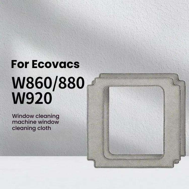 For Ecovacs Winbot W860 / W880 / W920 Window Cleaner Accessories Cleaning Wipe(Gray)