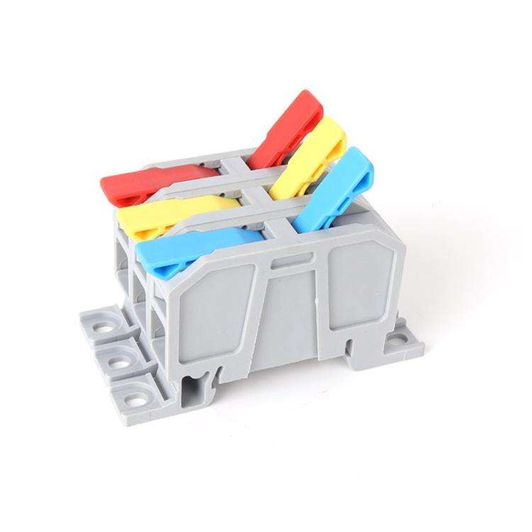 75A Quick-Press Terminal Block Wire Connector(3 In 3 Out)