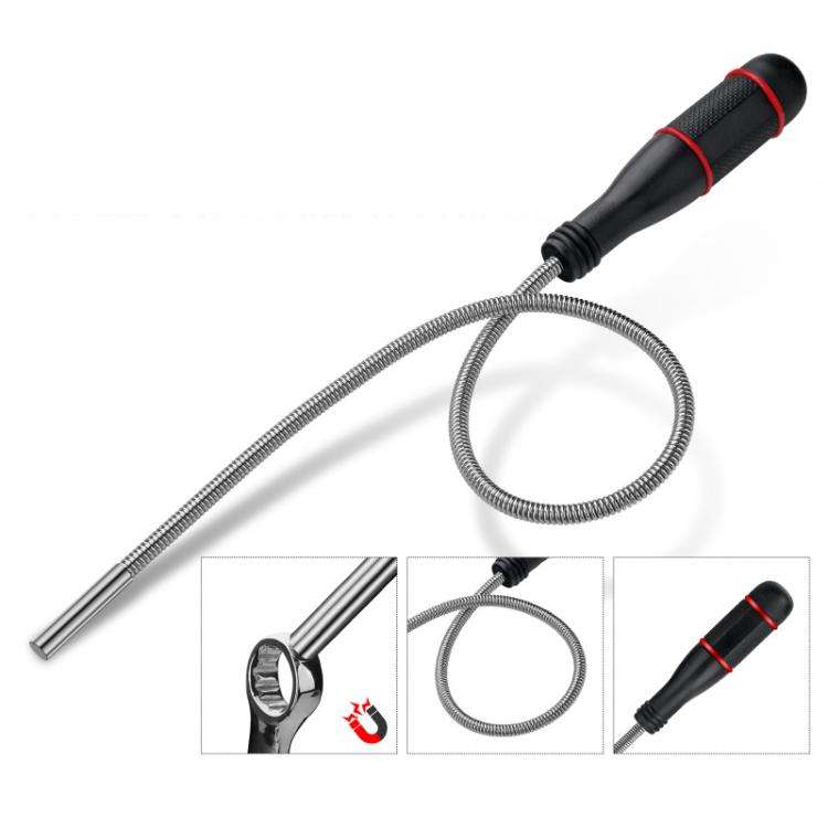 515mm Bendable Magnetic Picker Strong Magnetic Auto Repair Screw Suction Rod(1LB)