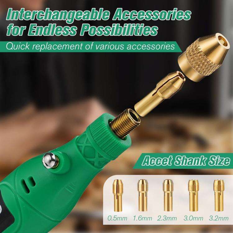 26pcs /Set 5-speed Mini Electric Grinder Micro Drill Metal Glass Ceramic Grinding Carving Cutting...