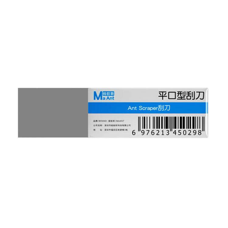 MaAnt Flat Solder Paste Scraper Tin Paste Remover Blade Stainless Steel Scraper Tin Removal Tool