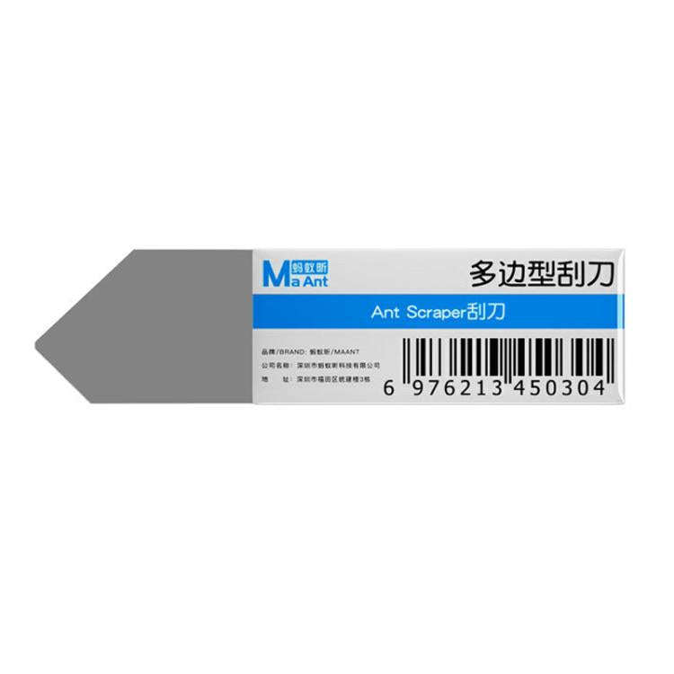 MaAnt Obique Solder Paste Scraper Tin Paste Remover Blade Stainless Steel Scraper Tin Removal Tool