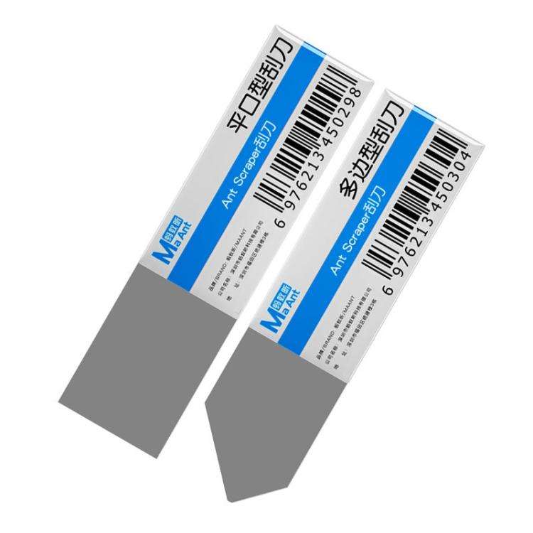 MaAnt Flat Solder Paste Scraper Tin Paste Remover Blade Stainless Steel Scraper Tin Removal Tool