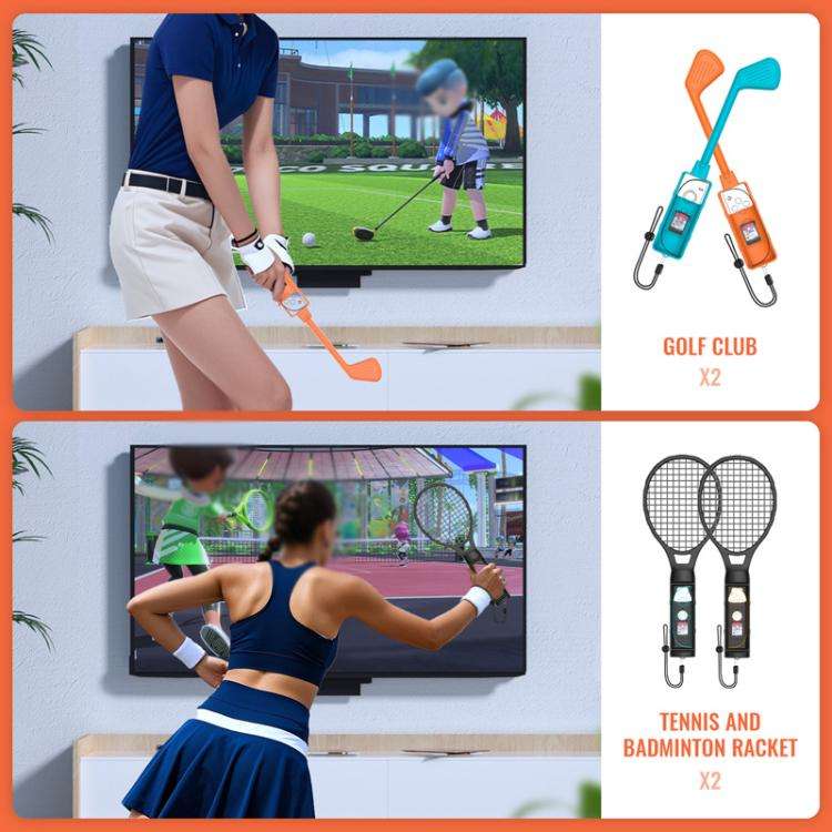 JYS JYS-NS2281 For Nintendo Switch 2 Sports 9 In 1 Gaming Sports Kit Left And Right Grip Accessories