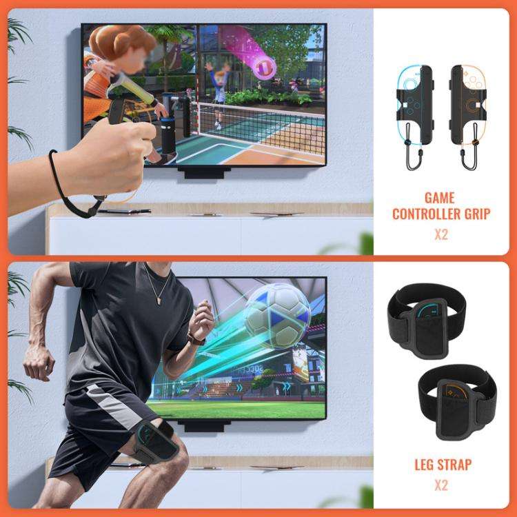 JYS JYS-NS2281 For Nintendo Switch 2 Sports 9 In 1 Gaming Sports Kit Left And Right Grip Accessories