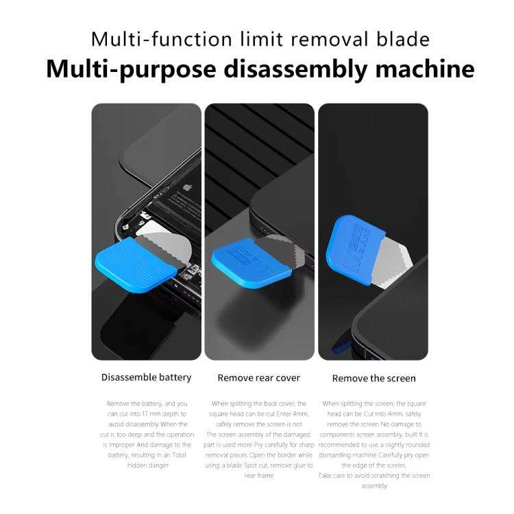 MaAnt M074 5pcs/ Set Cell Phone Repair Removal Tool Set Curved Removal Blade
