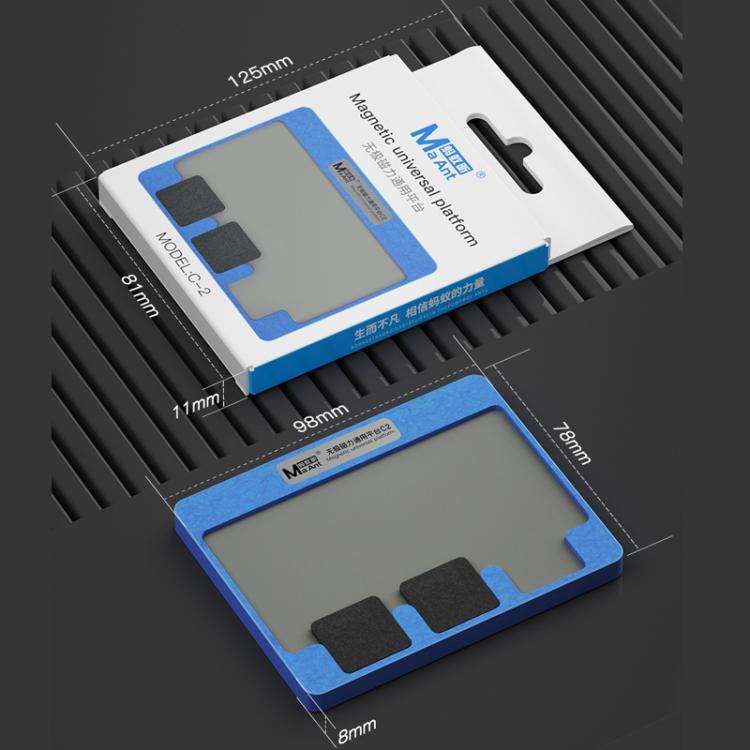 MaAnt C2 Universal Magnetic Base Cell Phone CPU Motherboard Maintenance Middle Layer Layered Tinn...