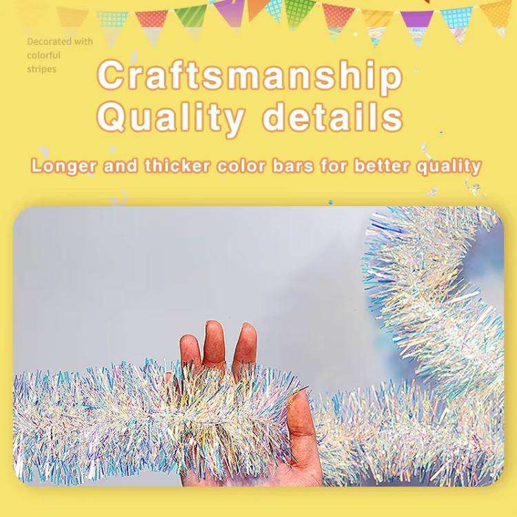 Golden Colorful Rainbow Stripes Flower Photo Decoration Party Wedding Background Wall Pull Stripe...