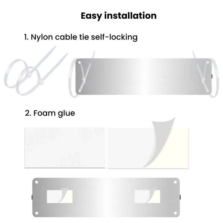 12V Sunlight-Like LED Panel Plant Growth Fill Light, Model: Two Head(UK Plug)