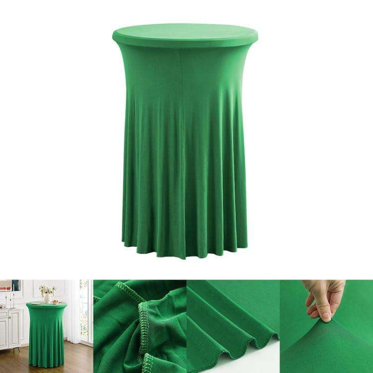 Simple Premium Feeling Business Conference Cocktail Bar Cover Round Sundress Stretch Table Cover,...