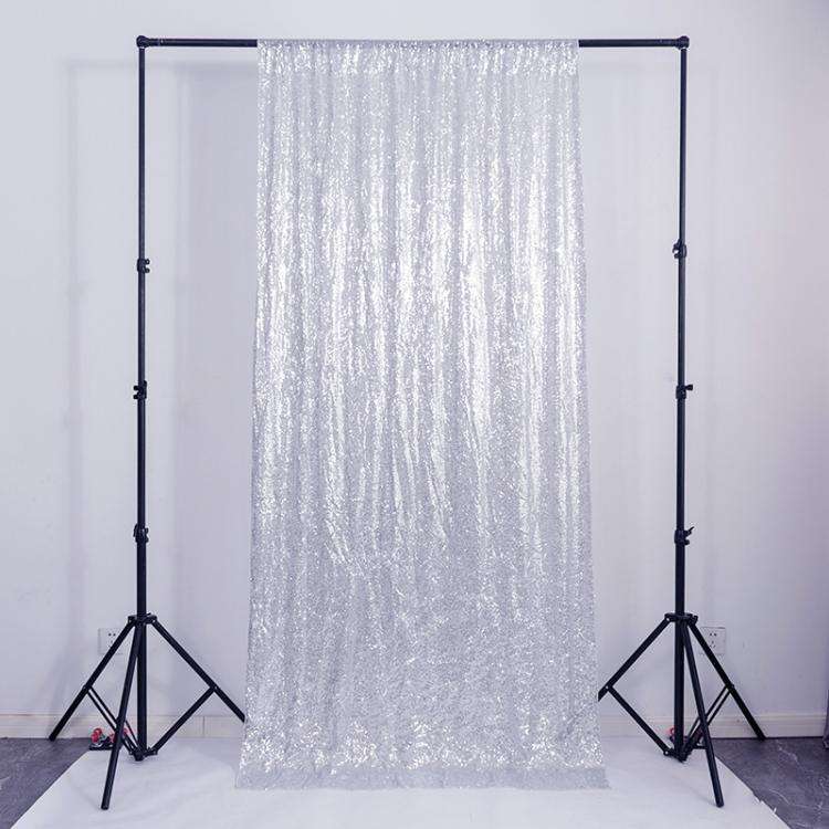 120cmx240cm Hotel Wedding Banquet Site Background Curtains Embroidered Cloth Sequin Curtains Fest...
