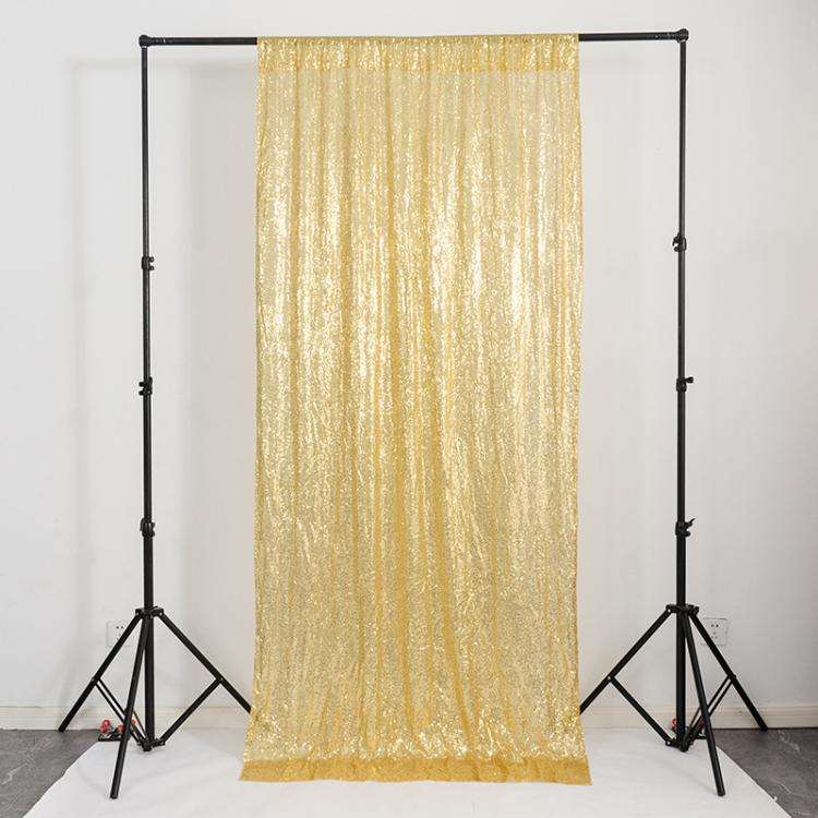 120cmx240cm Hotel Wedding Banquet Site Background Curtains Embroidered Cloth Sequin Curtains Fest...