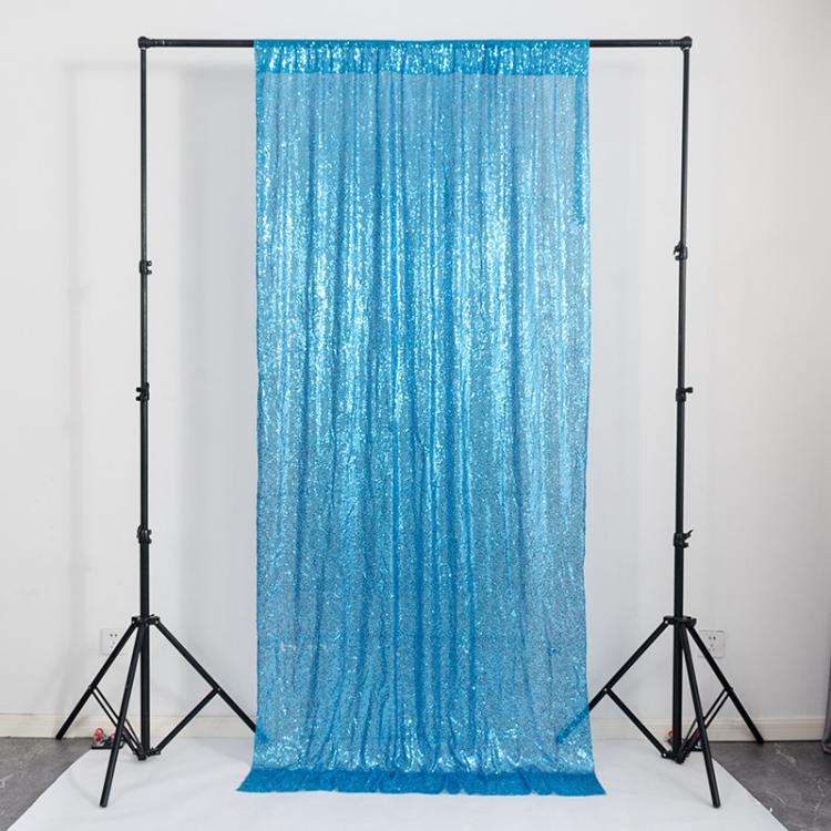 240cmx240cm Hotel Wedding Banquet Site Background Curtains Embroidered Cloth Sequin Curtains Fest...