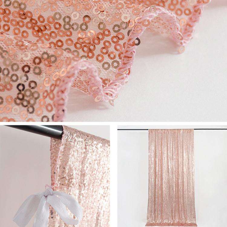 120cmx240cm Hotel Wedding Banquet Site Background Curtains Embroidered Cloth Sequin Curtains Fest...