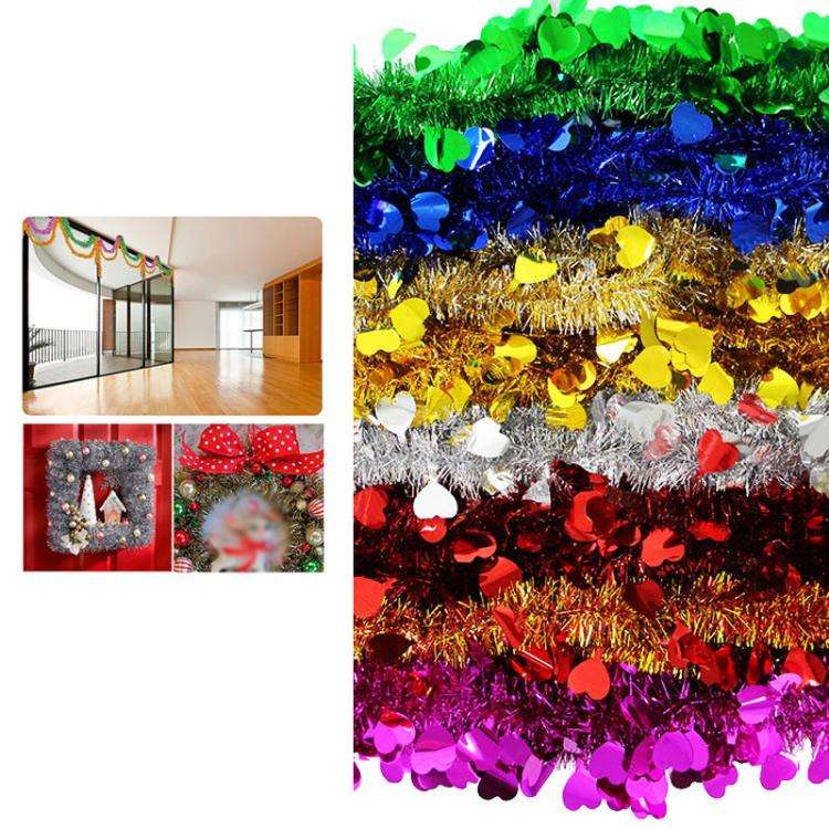 10pcs 1.8m Heart-shaped Ribbon Party Supplies Birthday Christmas Wedding Room Decoration Strips G...