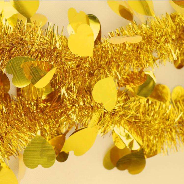 10pcs 1.8m Heart-shaped Ribbon Party Supplies Birthday Christmas Wedding Room Decoration Strips G...
