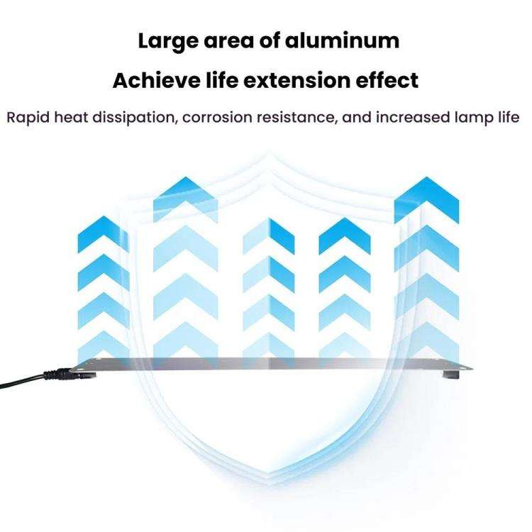 Cold Light LED Parallel Quantum Board Indoor Plant Growth Lamp, Model: Single Head(EU Plug)
