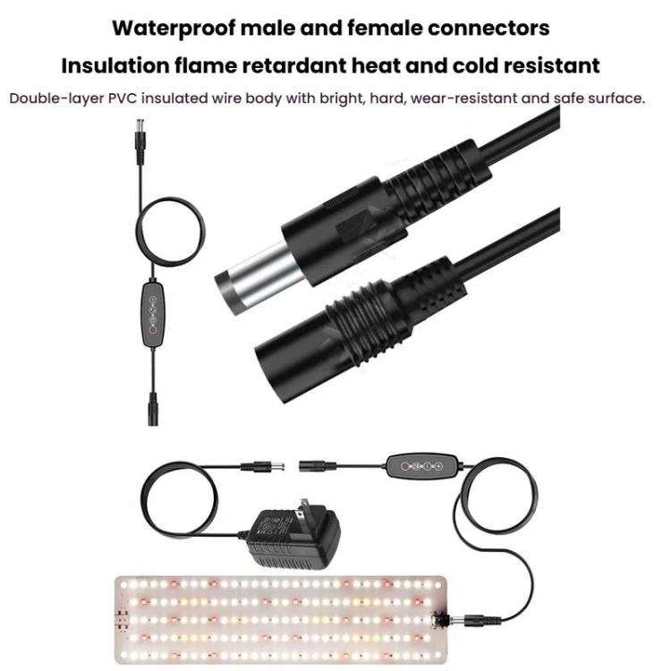 Cold Light LED Parallel Quantum Board Indoor Plant Growth Lamp, Model: Single Head(EU Plug)