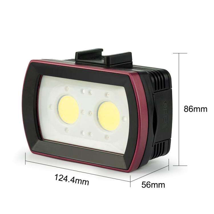 Sea Frogs SL-21 3500 Lumen 40m/130ft Waterproof Video Light For Diving Photo(Black)