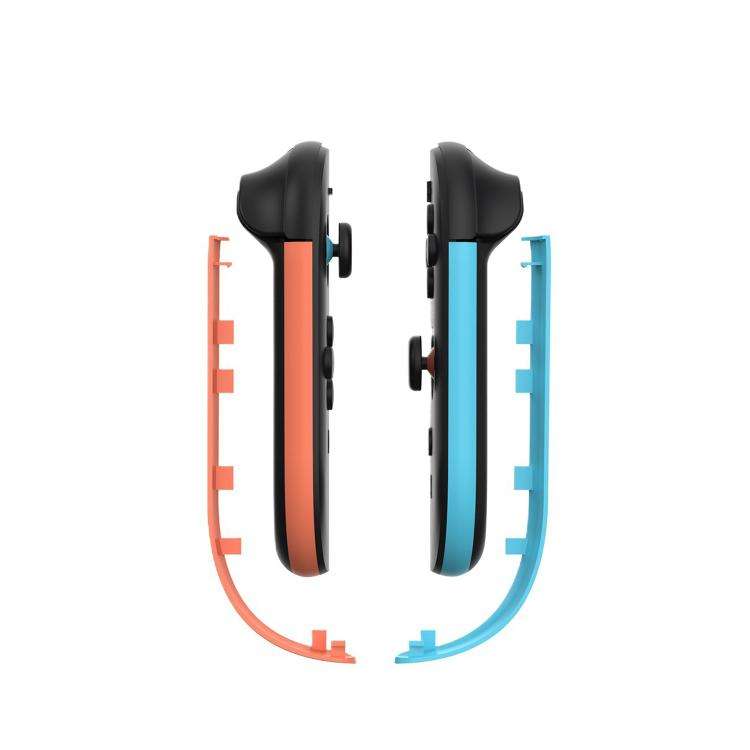 For Nintendo Switch 2 JoyCon Left and Right Handle Decorative Strips(Left Red Right Blue)
