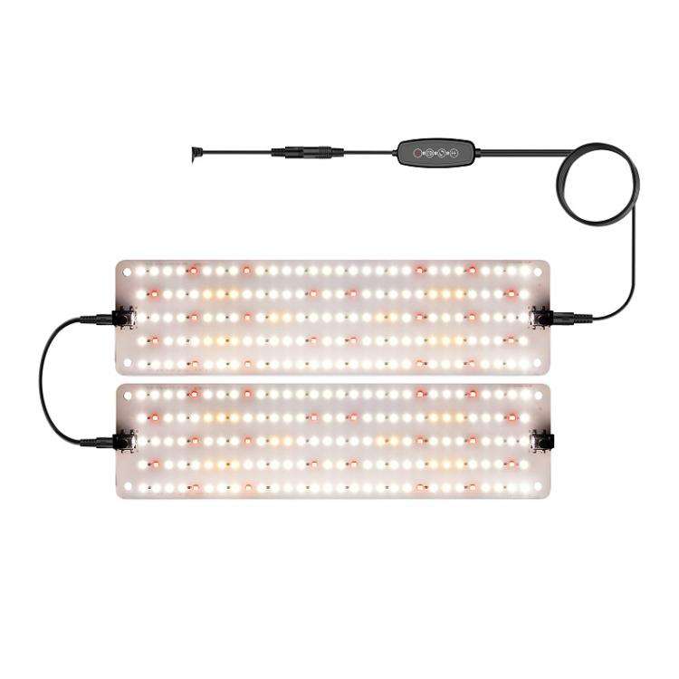 Cold Light LED Series Quantum Board Indoor Plant Growth Lamp, Model: Two Heads(US Plug)