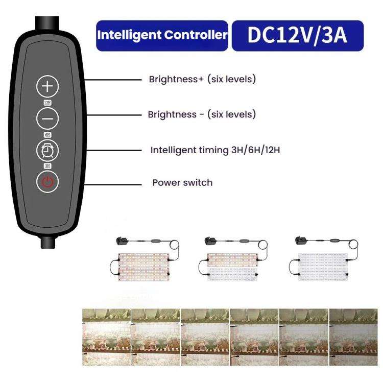 Cold Light LED Series Quantum Board Indoor Plant Growth Lamp, Model: Single Head(AU Plug)