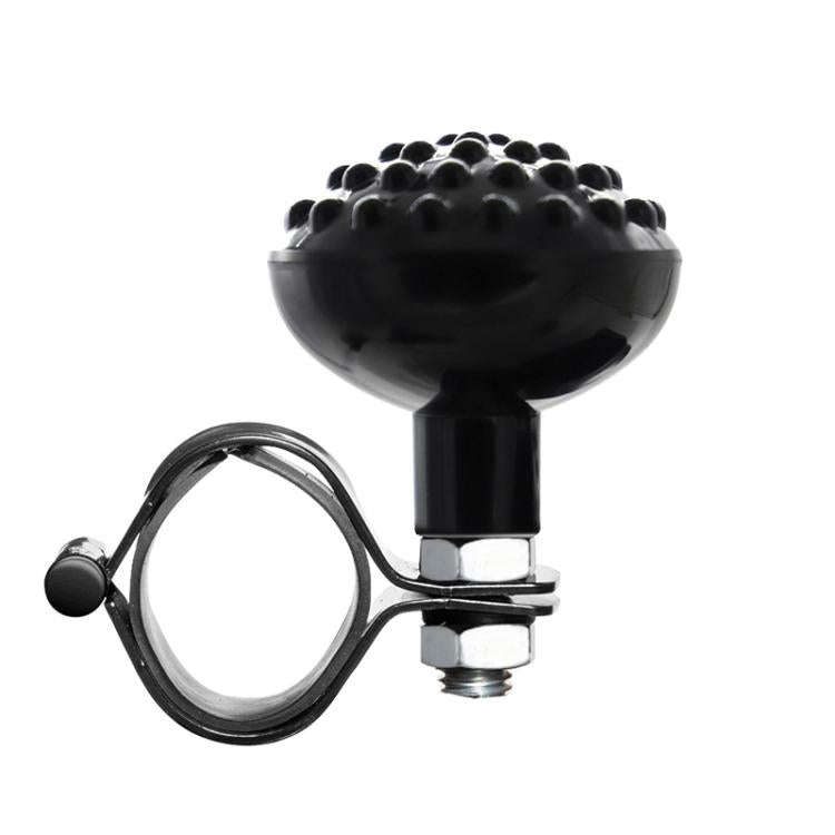 Car Steering Wheel Booster Non-Slip One-Handed Turning Assistant Ball, Style: Black-Massage Model