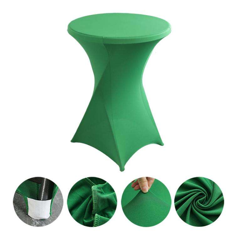 Cocktail Bar Table Cover For Hotel Wedding Decoration Stretch Polyester Banquet Round Table Cover...