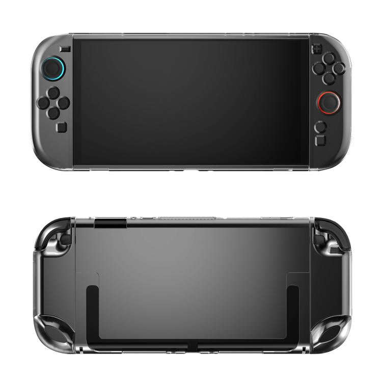 For Nintendo Switch 2 Crystal Shell Case Split Gamepad Transparent Protective Cover