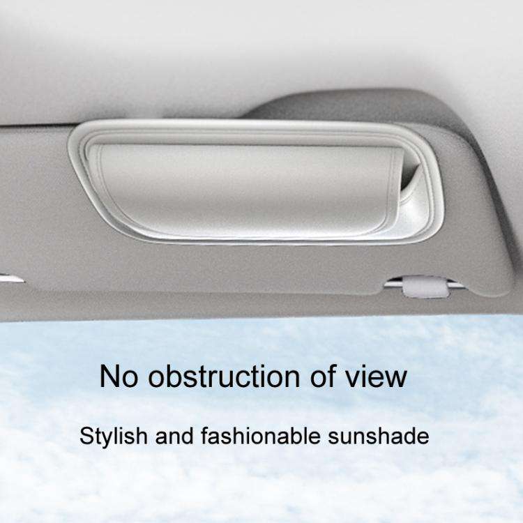 Car Glasses Clip Auto Sun Visor Storage and Fixed Inner Decoration(Orange)