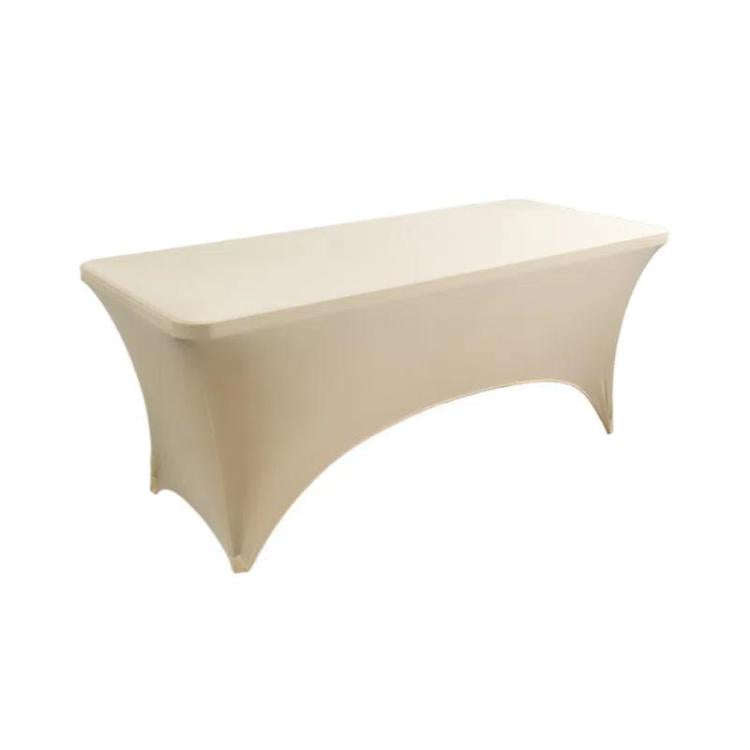 153x75x75cm Rectangular Elastic Table Cover Hotel Restaurant Wedding Banquet Party Long Table Dec...